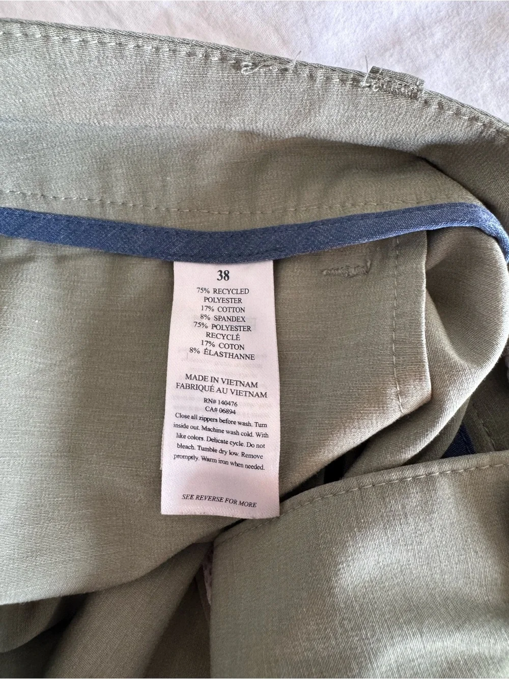 Men's Olive Green Faherty Everyday Shorts - Size 38